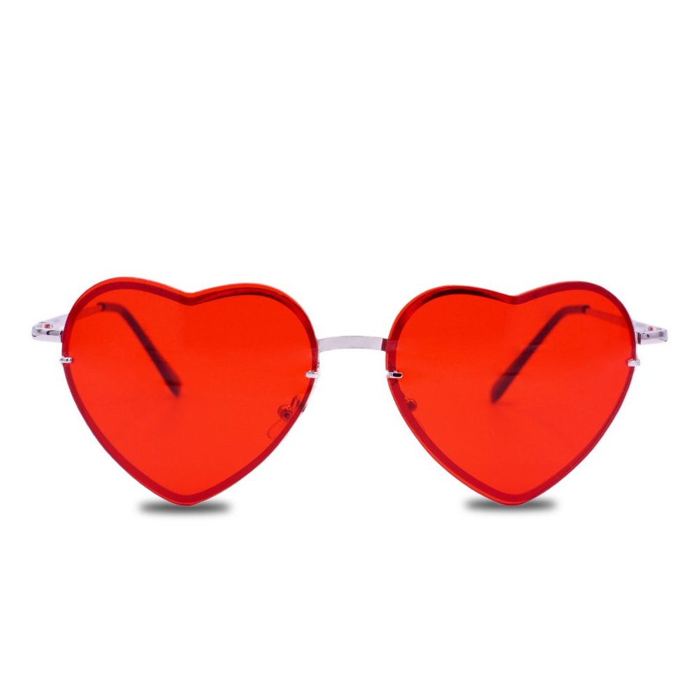 Rimless Heart shape Sunglasses